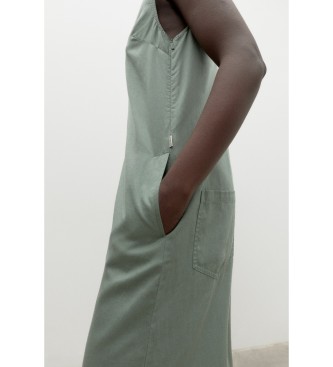 ECOALF Turquesa half Jumpsuit aqua green