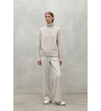 ECOALF Valls beige trousers