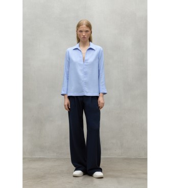 ECOALF Vega blauw shirt