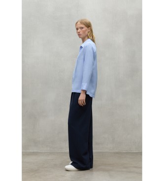 ECOALF Vega blauw shirt