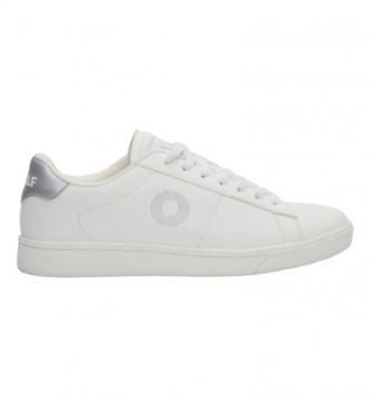 ECOALF Trainers Wimbledon half wit, zilver