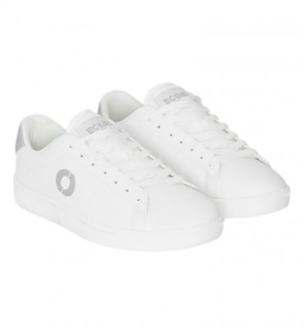 ECOALF Trainers Wimbledon half wit, zilver