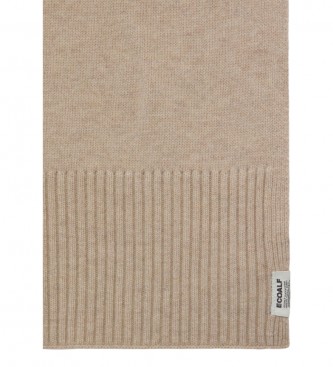 ECOALF Woolalf beige Schal aus recycelter Wolle