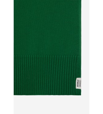 ECOALF Recycled wool scarf Woolalf green