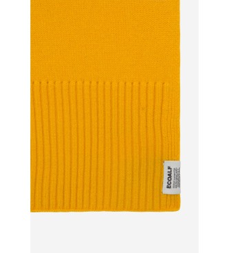 ECOALF charpe en laine recycle Woolalf jaune