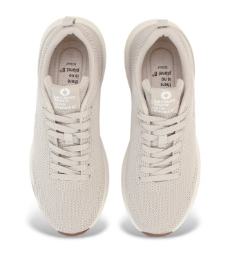 ECOALF Sneaker Conde in maglia beige