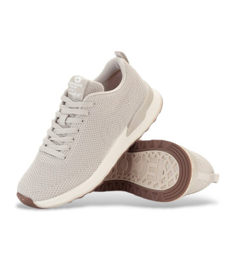 ECOALF Sneaker Conde in maglia beige