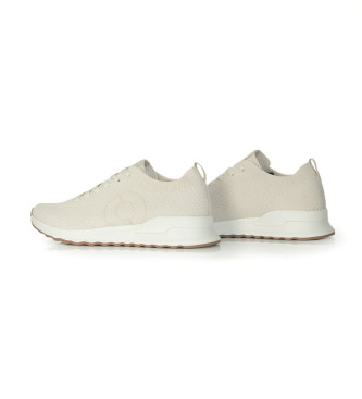 ECOALF Condeknit beige slippers