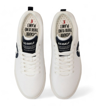 ECOALF Sneaker Tamesis in pelle bianca