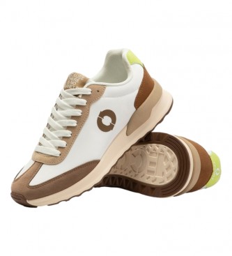 ECOALF Chaussures Prince blanches, brunes