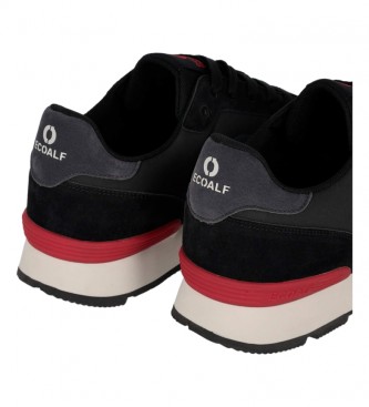 ECOALF Sapatos Yalealf preto, vermelho