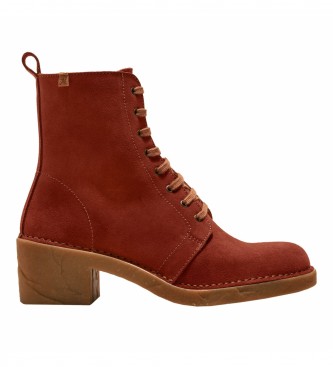 El Naturalista Leather ankle boots N5660 burgundy