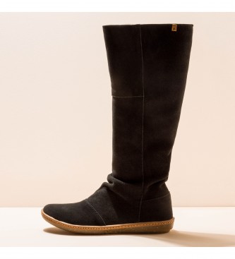 El Naturalista Leather boots N5313 Coral Black