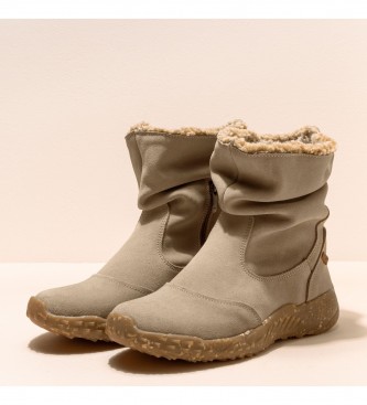 El Naturalista Leather ankle boots N5624 Lux beige