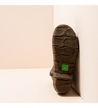 El Naturalista Boots Ng57t Vegan Black -Heel height 4,5cm