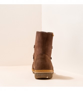 El Naturalista Angkor Leather Ankle Boots N5470 Brown