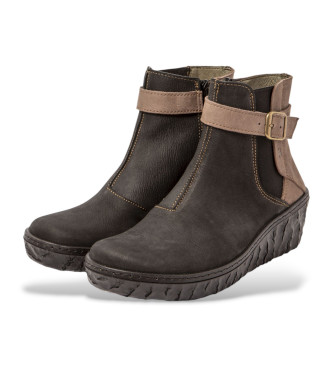 El Naturalista N5133 stivaletto in pelle nera