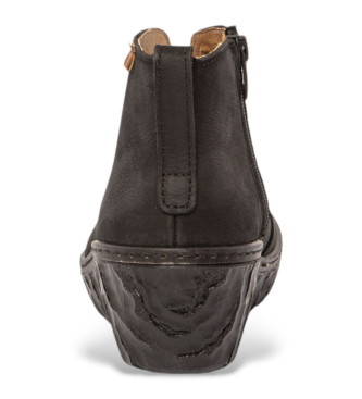 El Naturalista Botins em pele N5168 preto