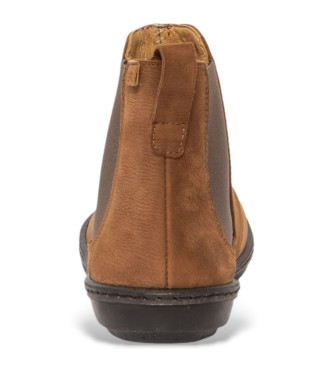 El Naturalista Bottines en cuir marron N5310