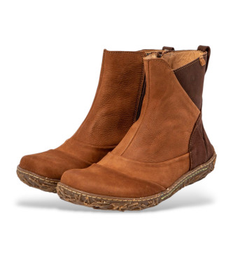 El Naturalista Bottines en cuir marron N5450