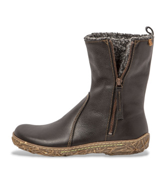 El Naturalista N5454 stivaletto in pelle nera