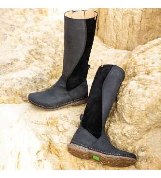 El Naturalista Botines de piel N5474 negro