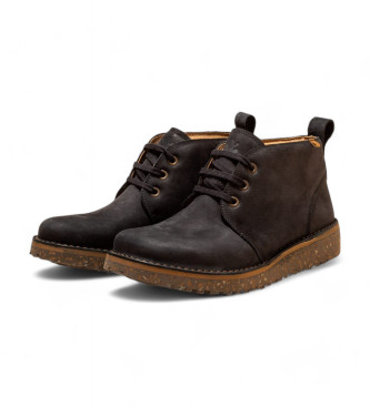 El Naturalista Bottines en cuir N5632 Felsen noir