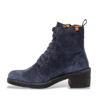 El Naturalista Leather ankle boots N5660 blue