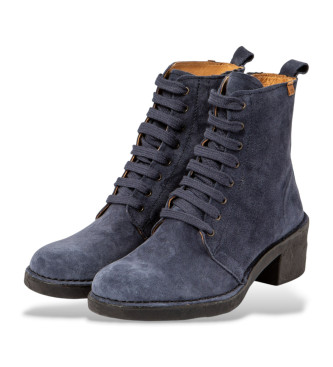 El Naturalista Leather ankle boots N5660 blue