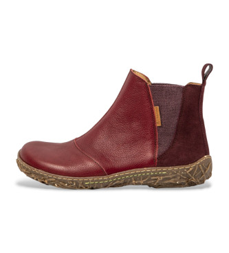 El Naturalista Leather ankle boots N786 maroon