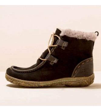 El Naturalista Leather ankle boots Nido Black