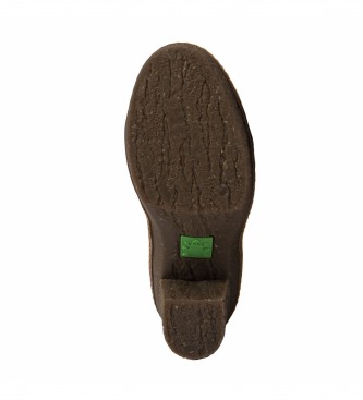 El Naturalista Leather Ankle Boots N5179 Maroon Beech -Heel height 7,5cm
