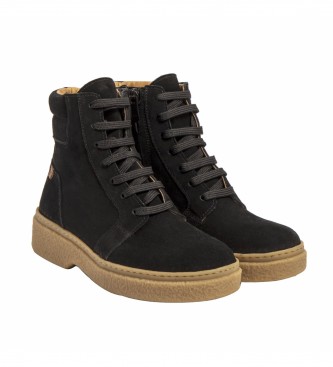 El Naturalista Leather Ankle Boots N5900S Arpea black