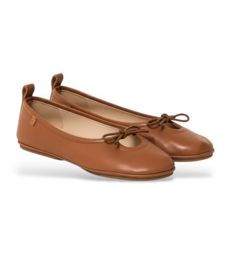 El Naturalista Cuir nappa souple Cuir Manoletinas