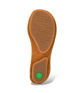 El Naturalista Skórzane mokasyny N5822S Essence brązowe