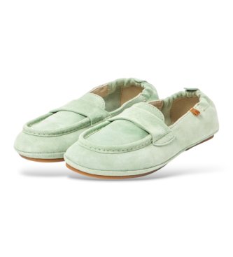 El Naturalista Mokkasiner i læder N5822S Essence green