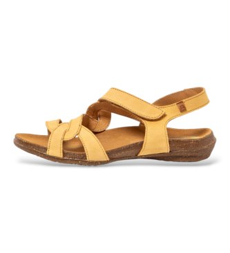 El Naturalista Sandali in pelle N5079 Wakataua giallo