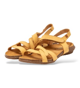 El Naturalista Sandali in pelle N5079 Wakataua giallo