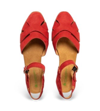 El Naturalista Sandali Stella in pelle rossa N5207