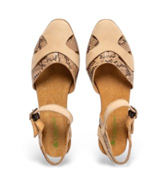 El Naturalista Leder Sandalen N5207S Stella beige