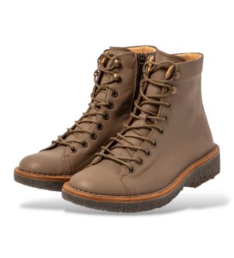El Naturalista Botins de Pele N5572 Volcano castanho