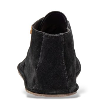 El Naturalista Bare black leather ankle boots N5672