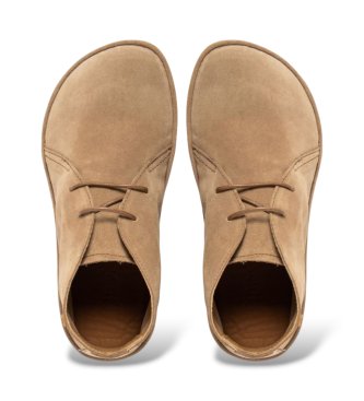 El Naturalista Bare beige Leather Ankle Boots N5672