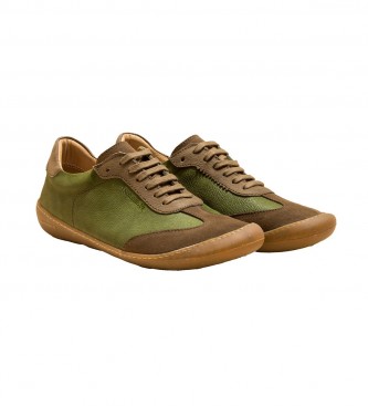 El Naturalista Leather sneakers N5766 Multi Pawikan green