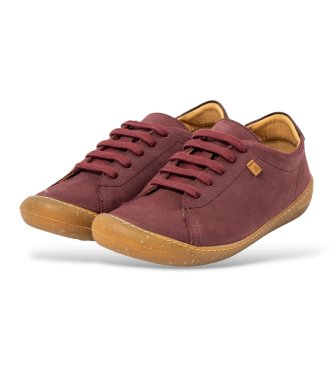 El Naturalista Pawikan garnet leather sneakers N5770