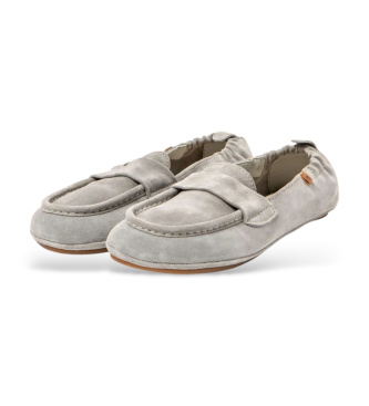 El Naturalista Leather Moccasins N5822S Essence blue