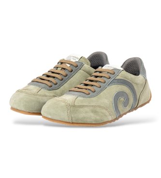 El Naturalista Green Ondina N5934 Leather Sneakers