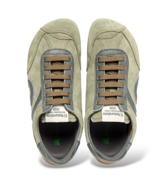 El Naturalista Green Ondina N5934 Leather Sneakers