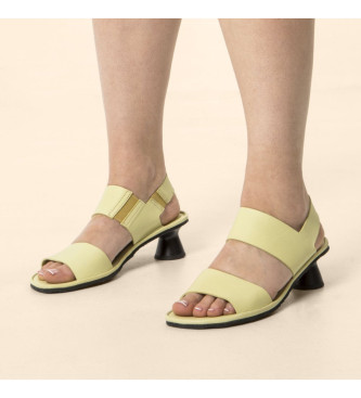 El Naturalista Leather sandals N885 lime yellow