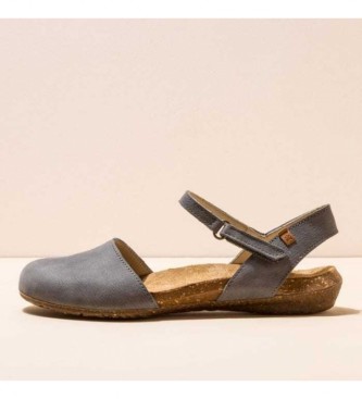 El Naturalista Leather sandals N412 Wakataua blue